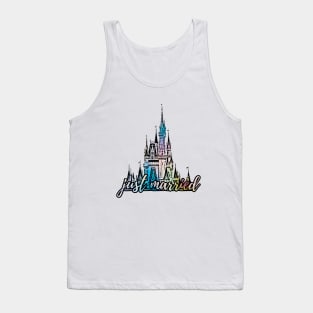 Just Married Magic Castle Colorful Tank Top